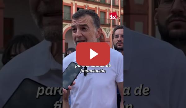 Embedded thumbnail for 💸 Maíllo: «El Presidente de Andalucía prefiere obedecer al PP de Madrid que ejercer como tal»