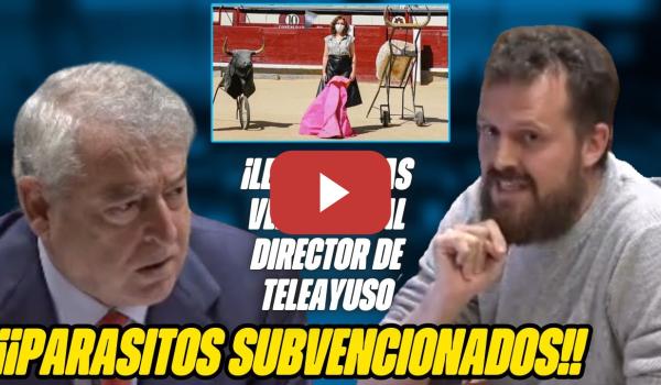 Embedded thumbnail for PARÁSITOS SUBVENCIONADOS: La VERDAD de la TAUROMAQUIA!⚡ Padilla frente al Director de TELEAYUSO!