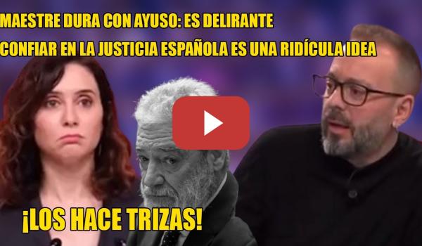 Embedded thumbnail for CAÑONAZO de Antonio Maestre a Ayuso y Mazón 🛑¡Solo es eficiente para perseguir a la izquierda!