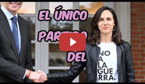 Embedded thumbnail for Ione Belarra enarbola el NO A LA GUERRA tras la reunión paripé con Pedro Sánchez