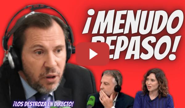 Embedded thumbnail for Óscar Puente “SE MERIENDA” a Carlos Alsina EN DIRECTO y DESTROZA a Ayuso LLAMANDOLA tóxica