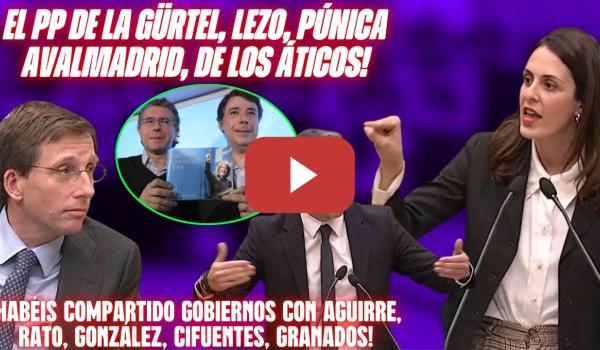 Embedded thumbnail for ¡CORRUPTOS! ⚡PALIZON al PP de AYUSO, ALMEIDA y FEIJÓO⚡JUECES al dictado de AZNAR!