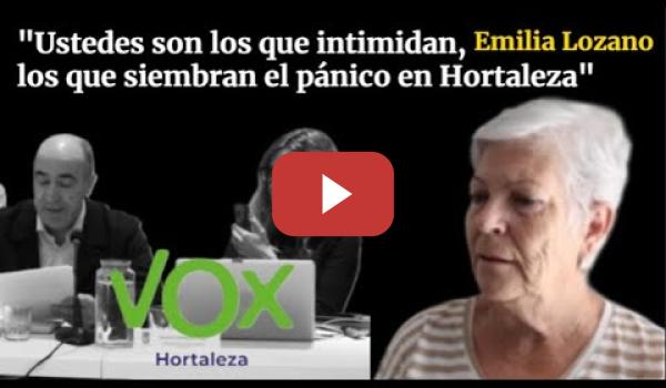 Embedded thumbnail for Vecina de Hortaleza llama racistas a VOX en un pleno